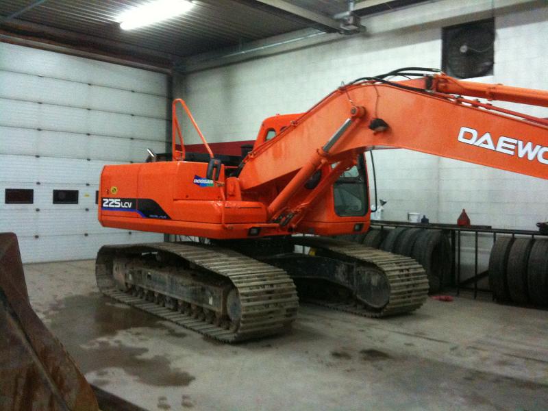 Orange Excavator