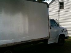 White Cube Truck